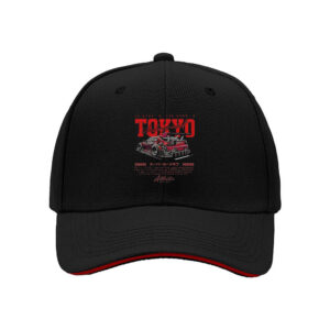Tokyo Underground Drift Car Graphic Men's Baseball Cap Streetwear Gift for Racing Fans Christmas Holiday Present