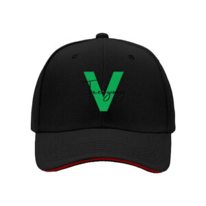 V Tachyung Green Logo Baseball Cap for Men Fashion Streetwear Gift for Birthday Christmas Holiday Party