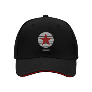 Red Star Stripes Baseball Cap TeamBucky Men's Hat American Flag Style Gift for Independence Day Patriotic Festivals