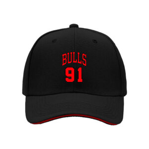 Bulls 91 Basketball Jersey Style Mens Baseball Cap for Sports Fans Holiday Gift